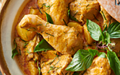 Poulet au Curry Rouge